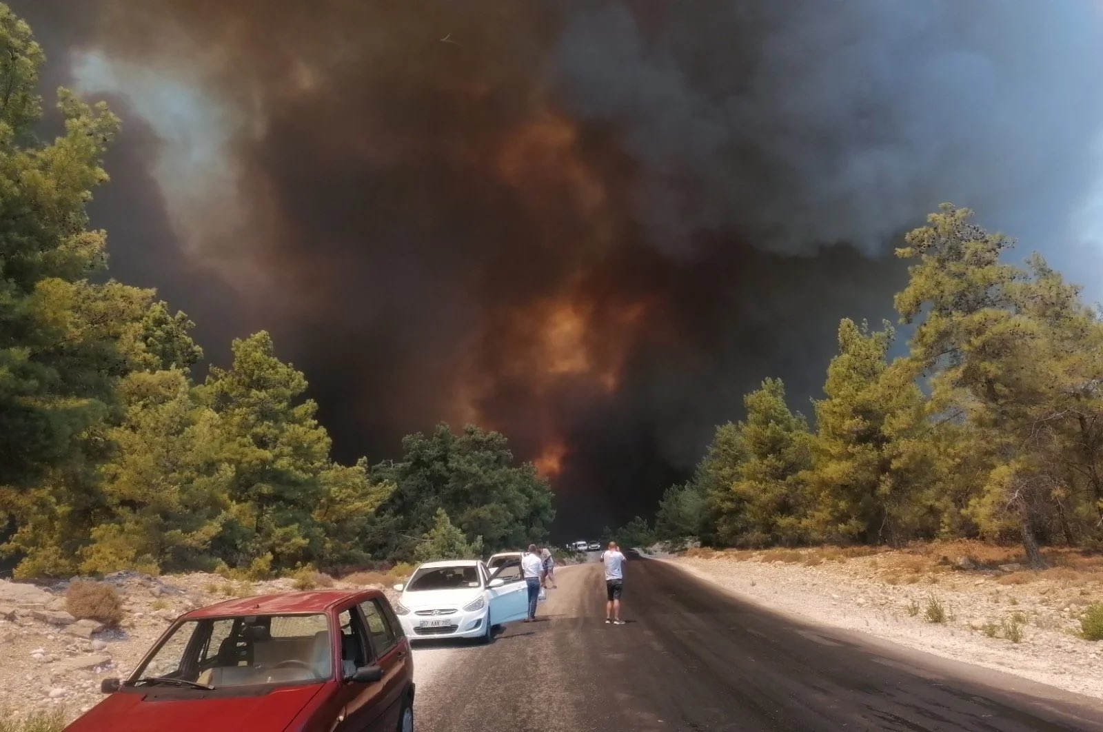 Huge fire in tourist region of Antalya claims 3 lives, as ash falls on