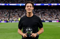 Arda Güler collects UEFA Champions League breakthrough award after stellar season